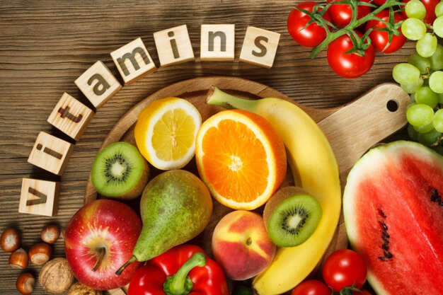 deficiência de vitaminas